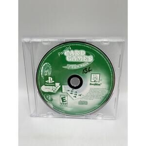 Family Card Games Fun Pack (Sony PlayStation 1, 2003) Disc Only With Disc